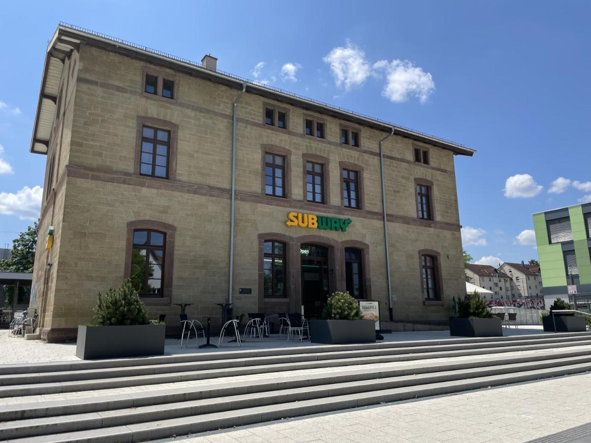 Hotel-Am-Bahnhof Stuttgart-Ditzingen Ngoại thất bức ảnh